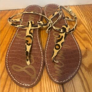 Sam Edelman Leopard Print Sandals